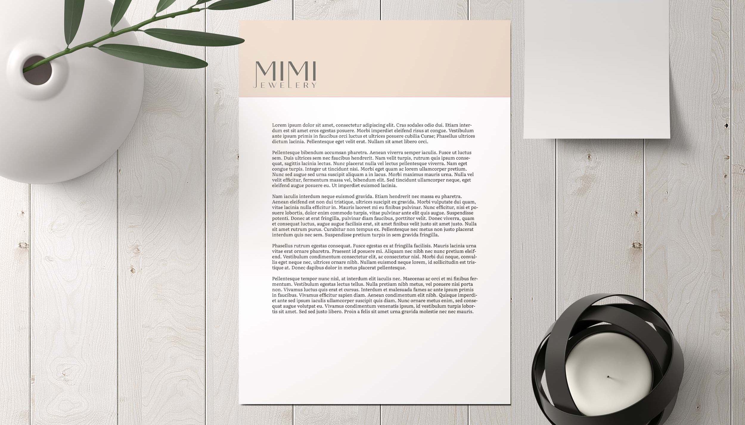 تصميم ورق مراسلات letterhead