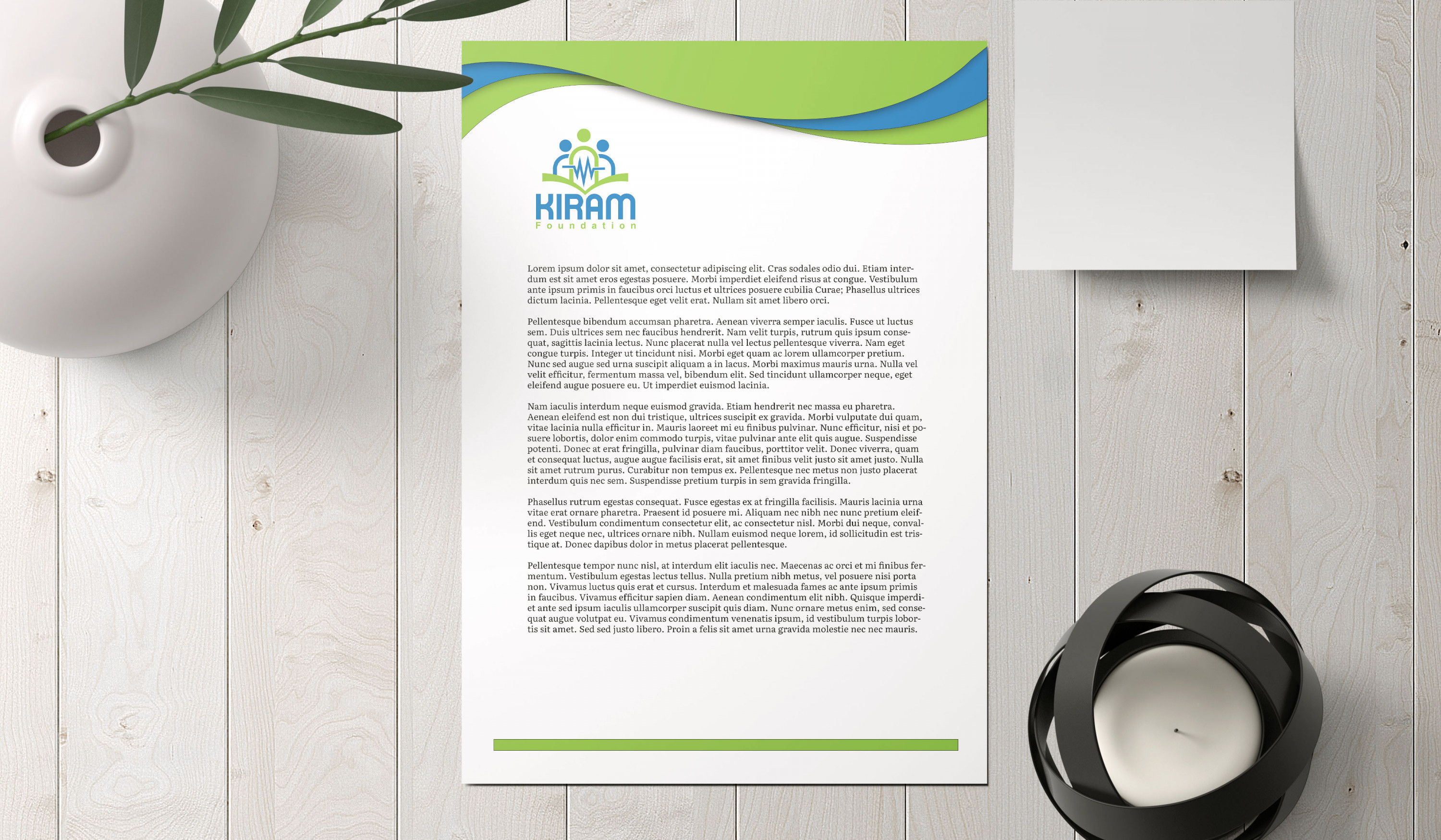 تصميم ورق مراسلات letterhead