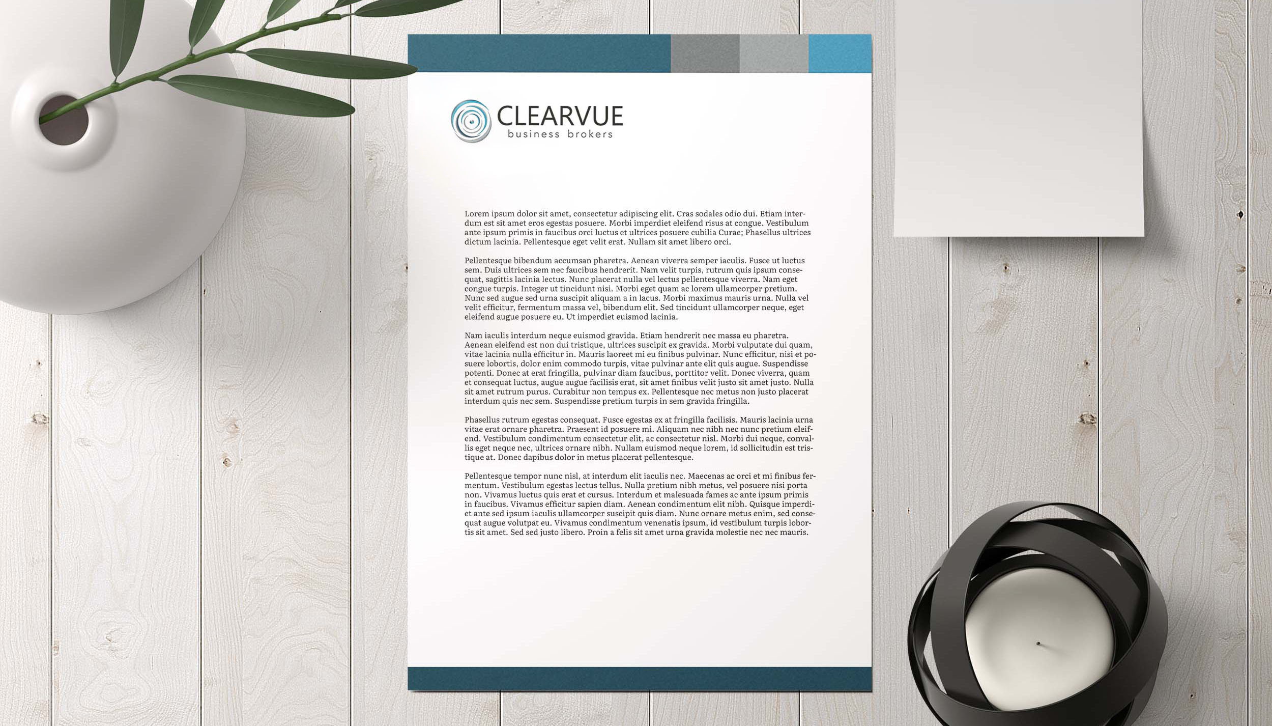 تصميم ورق مراسلات letterhead
