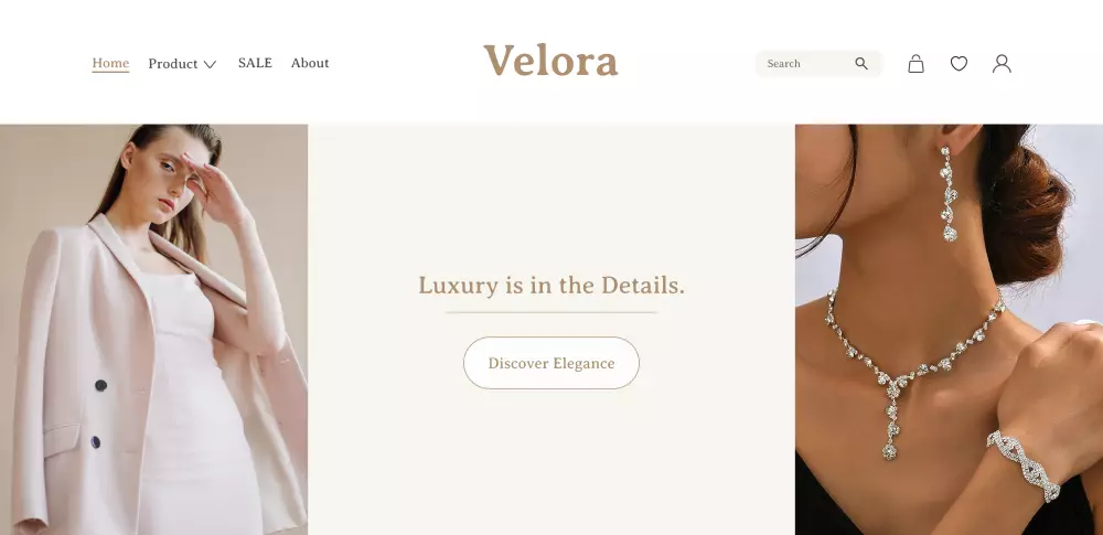 تصميم صفحة هوم احترافية لمتجر إلكتروني (E-Commerce)