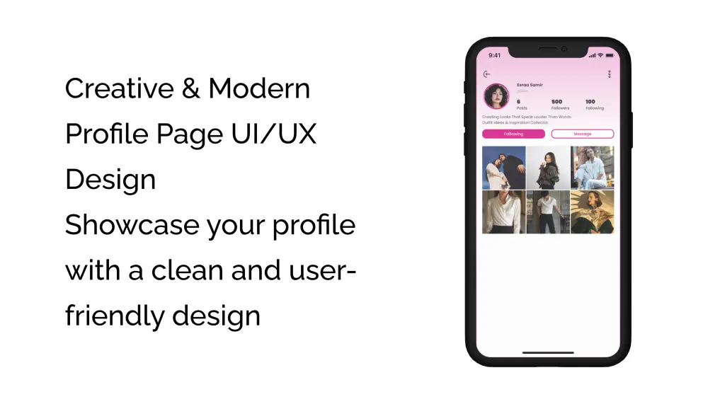 تصميم واجهات تطبيقات موبايل احترافية وسهلة الاستخدام.
