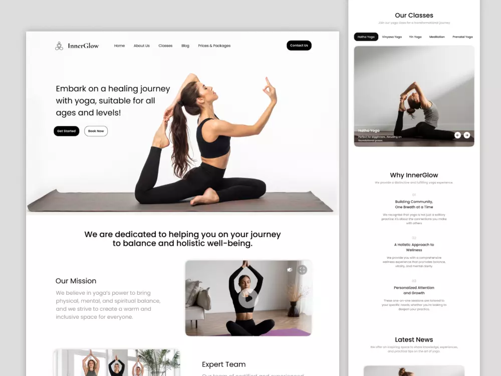 تصميم واجهات المواقع و صفحات الهبوط UIUX design