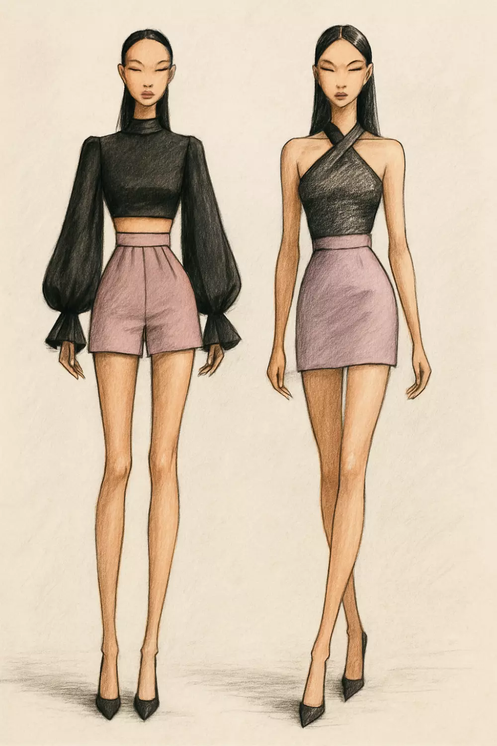 رسم وتصميم أزياء ورسوم فنية احترافية – تصاميم مبتكرة وفريدة