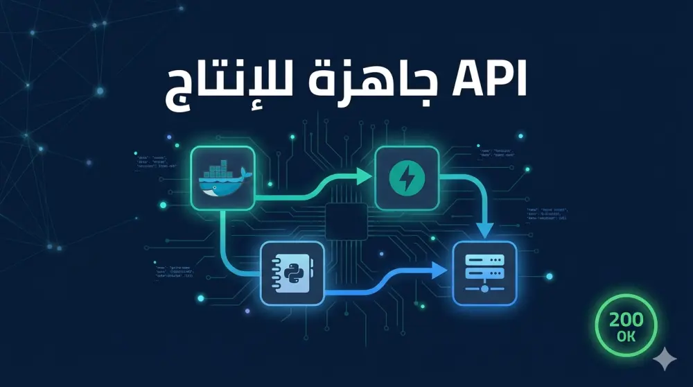 نشر نموذج الذكاء الاصطناعي كـ API احترافية جاهزة للإنتاج
