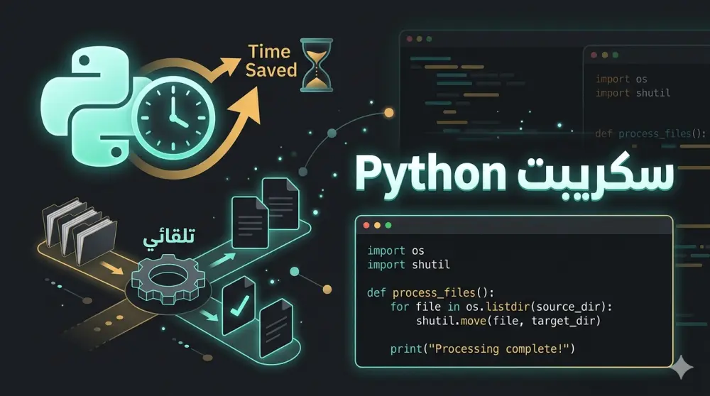 كتابة سكريبت Python بسيط لأتمتة مهمة واحدة