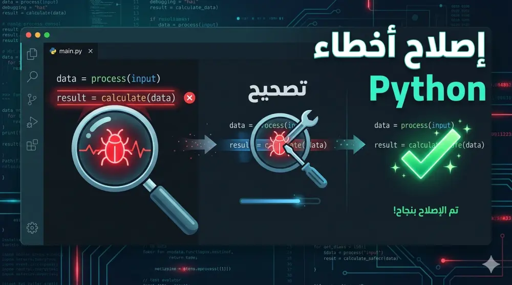 إيجاد وإصلاح أخطاء كود Python الخاص بك مع شرح واضح للسبب