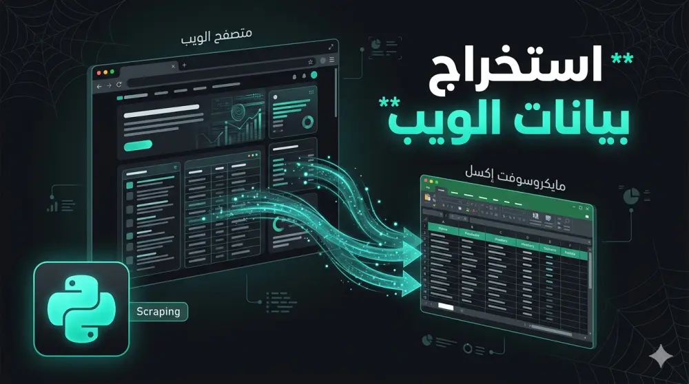 استخراج بيانات من موقع إلكتروني وحفظها في ملف Excel تلقائياً