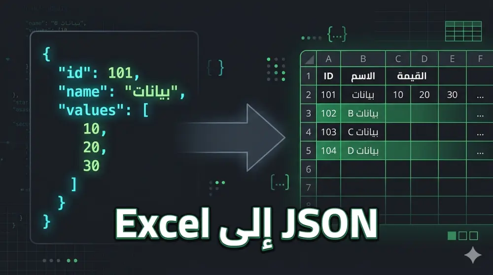 تحويل ملفات JSON المعقدة إلى Excel أو CSV منظم وقابل للتحليل