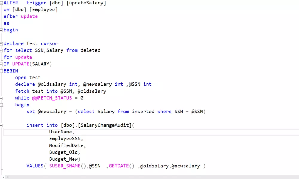 انشاء قاعدة بيانات باستخدام SQL Server