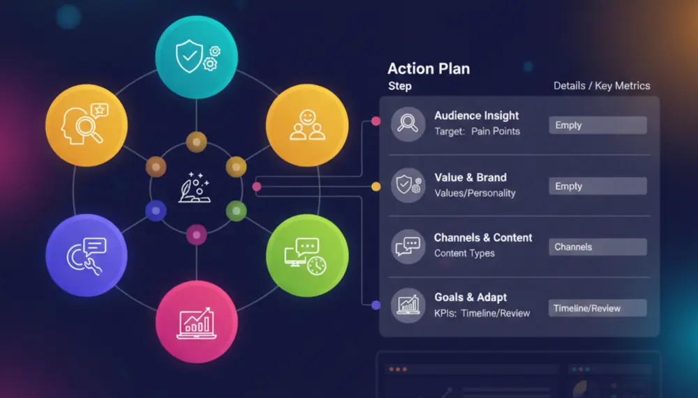 قالب استراتيجية تسويق عملي لزيادة العملاء والمبيعات