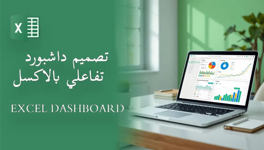 انشاء اكسل داشبورد تفاعلية Excel Dashboard