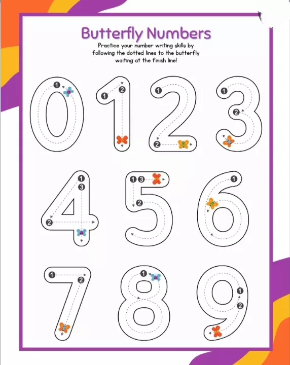 تصميم محتوى تعليمي للأطفال | بطاقات وأنشطة ملونة لتعليم الحروف والأرقام