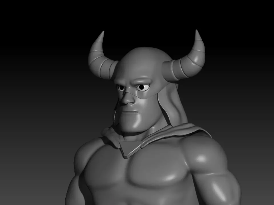 نحت وتصميم شخصية stylized ثلاثية الابعاد