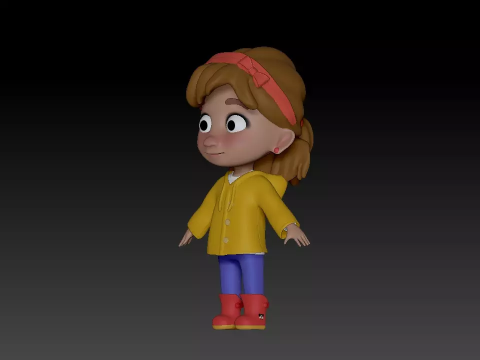 نحت وتصميم شخصية stylized ثلاثية الابعاد