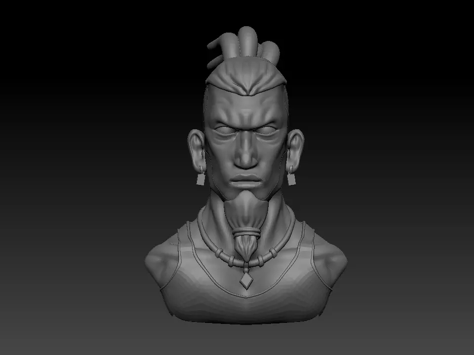 نحت وتصميم شخصية stylized ثلاثية الابعاد