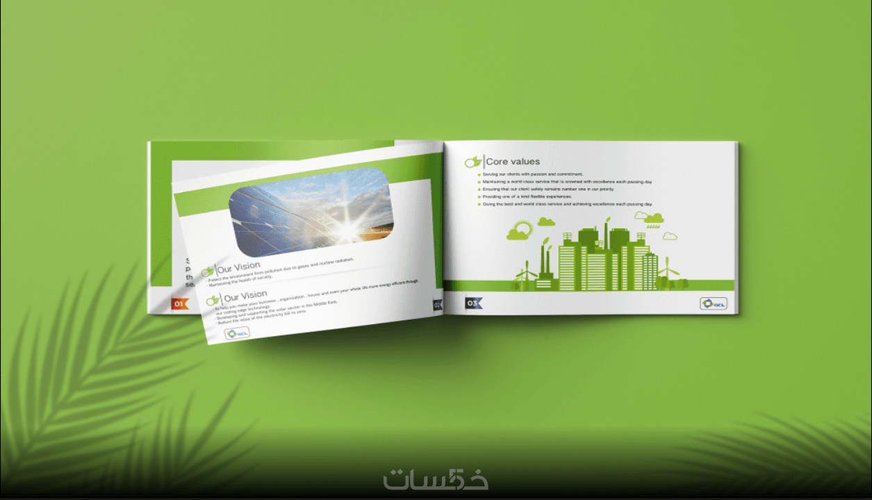 تصميم بروفايل وهوية بصرية إبداعية