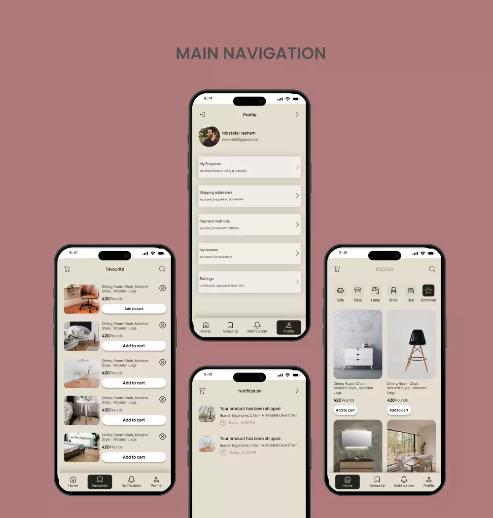 تصميم واجهة تطبيق Mobile App باستخدام Figma