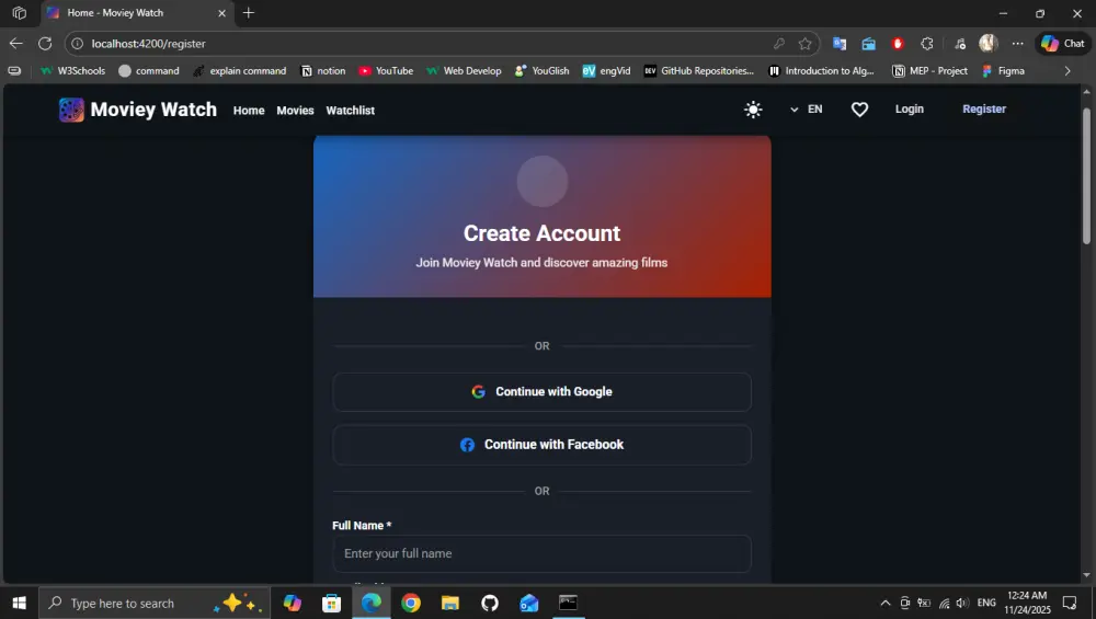 تصميم صفحة ويب احترافية متكاملة بـ ASP.NET Core و Angular