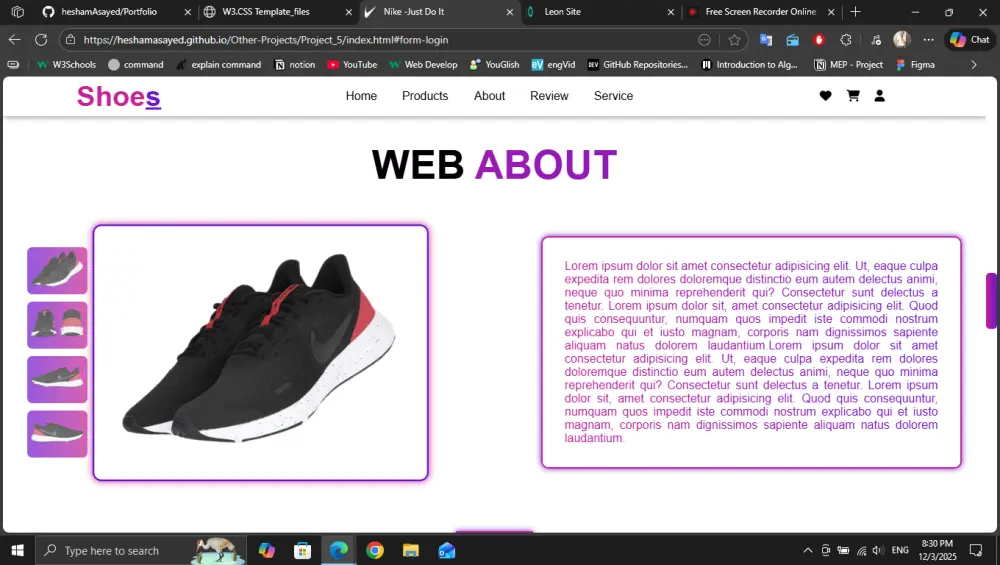 تصميم صفحة ويب احترافية متكاملة بـ ASP.NET Core و Angular