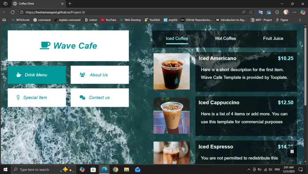 تصميم صفحة ويب احترافية متكاملة بـ ASP.NET Core و Angular