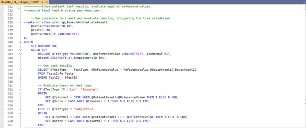 إنشاء قاعدة بيانات كاملة باستخدام SQL Server