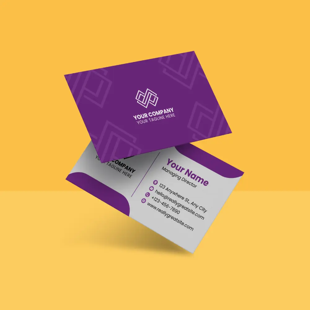 تصميم بطاقة عمل أو بيزنس كارد احترافية