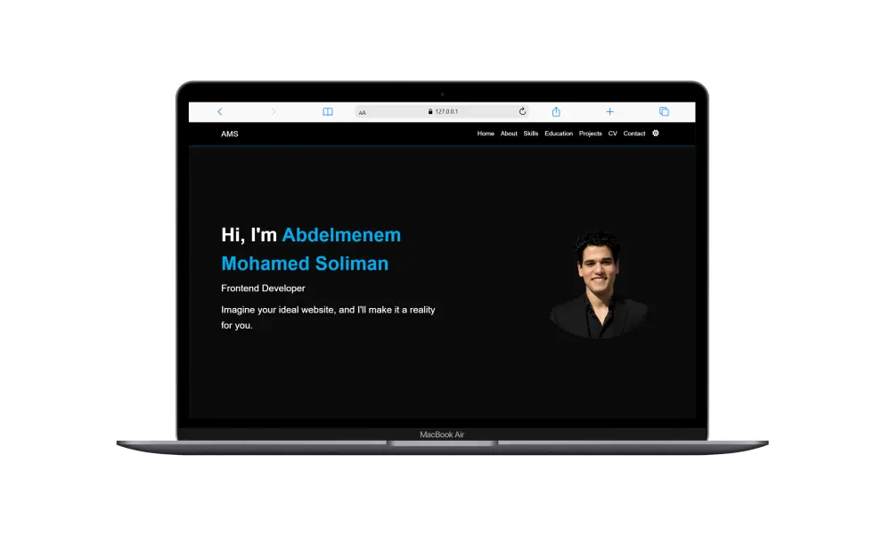 تصميم موقع بورتفوليو احترافي لعرض أعمالك (Portfolio Website)