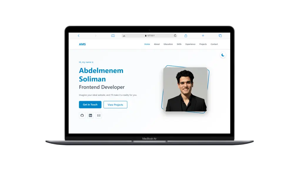 تصميم موقع بورتفوليو احترافي لعرض أعمالك (Portfolio Website)