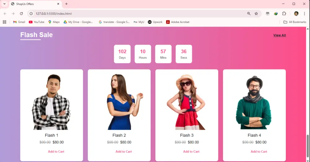 صفحه بيع ملابس