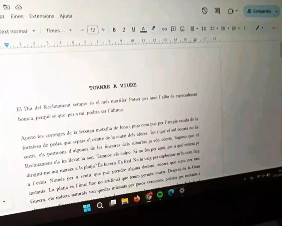 تفريغ محتوي مرئي وصوتي وكتابي إلي ملف Word