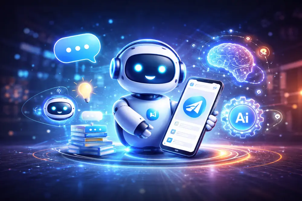 بوت تليجرام مدعوم بالذكاء الاصطناعي