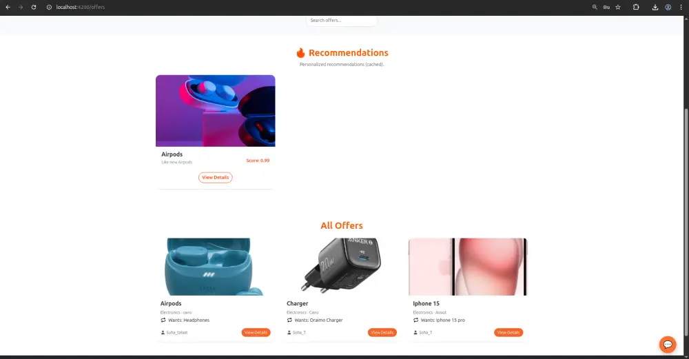 منصة خدمات (Marketplace) مخصصة بالكامل