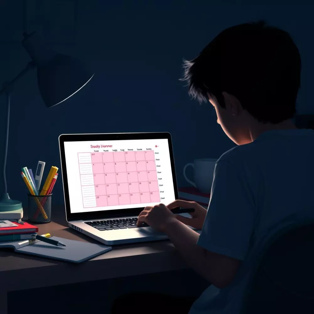 "خطة مذاكرة فعالة مخصصّة لتنظيم وقتك"