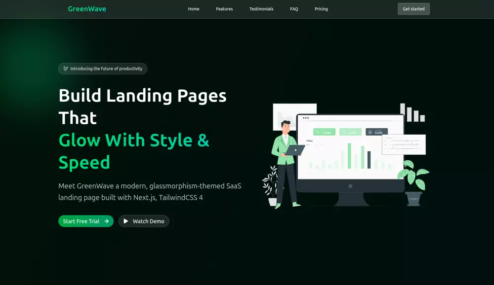 ابدأ بعرض فكرتك اليوم - إنشاء موقع الكتروني (صفحة هبوط)
