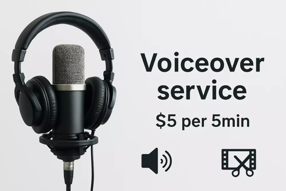 تعليق صوتي احترافي بجودة عالية لإعلانات وفيديوهات ومحتوى تعليمي