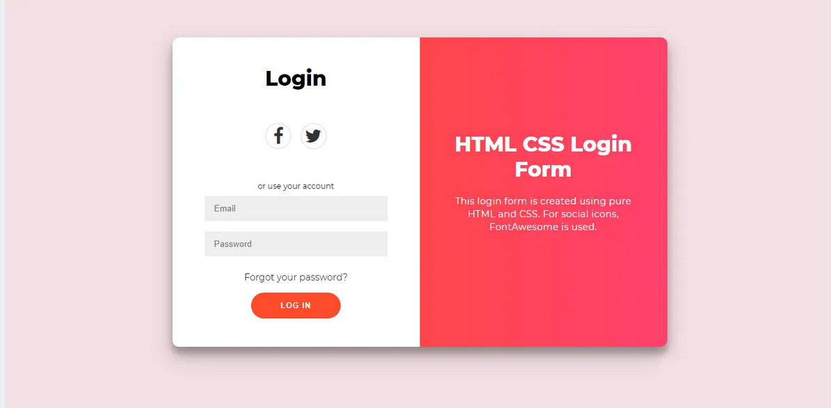 صفحة تسجيل دخول login page
