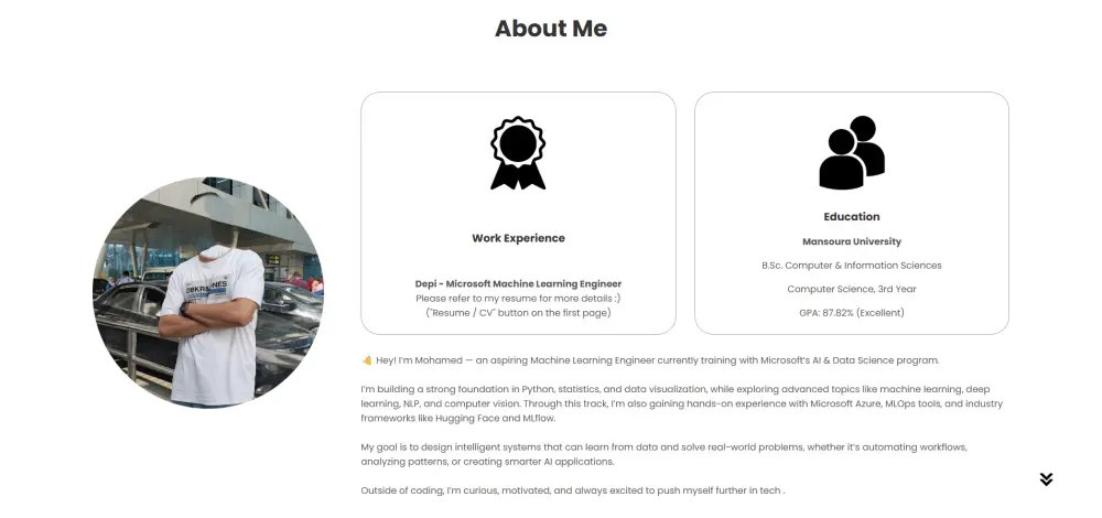 موقع بورتفوليو احترافي و PDF يعرض شغلك بأناقة
