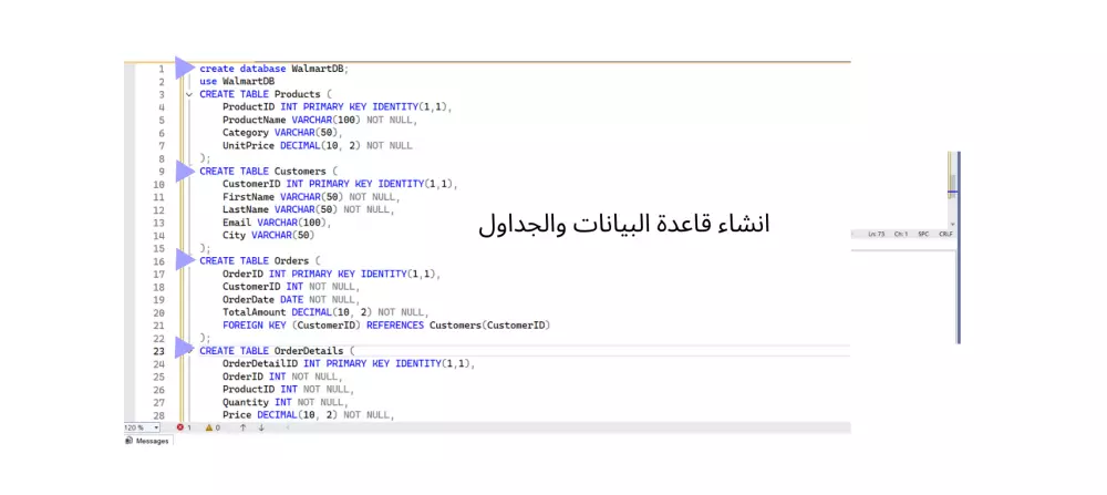 تصميم وبرمجة قاعدة بيانات لمشروعك باستخدام SQL Server