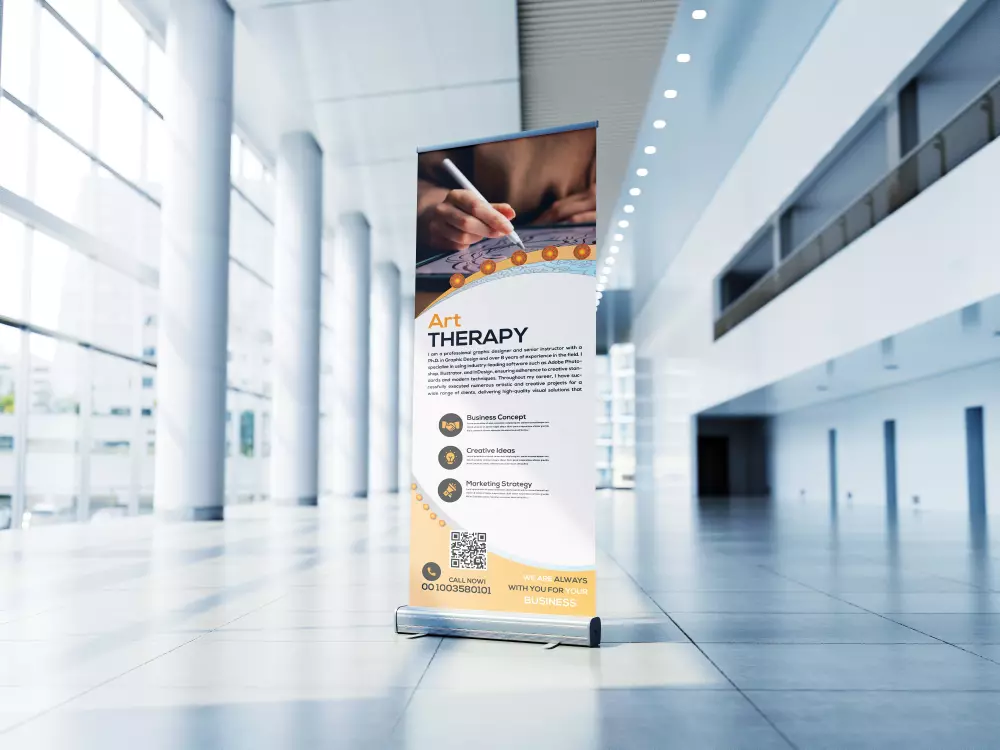 تصميم رول أب احترافي (Rollup)