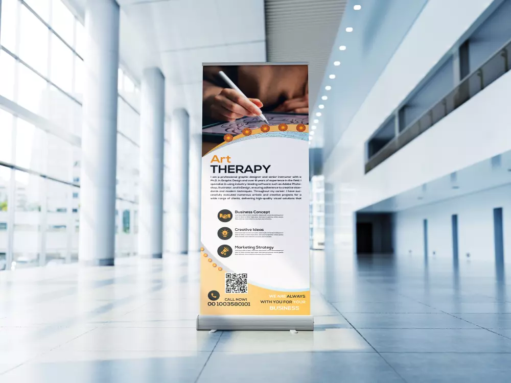 تصميم رول أب احترافي (Rollup)