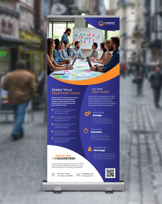 تصميم رول أب احترافي (Rollup)