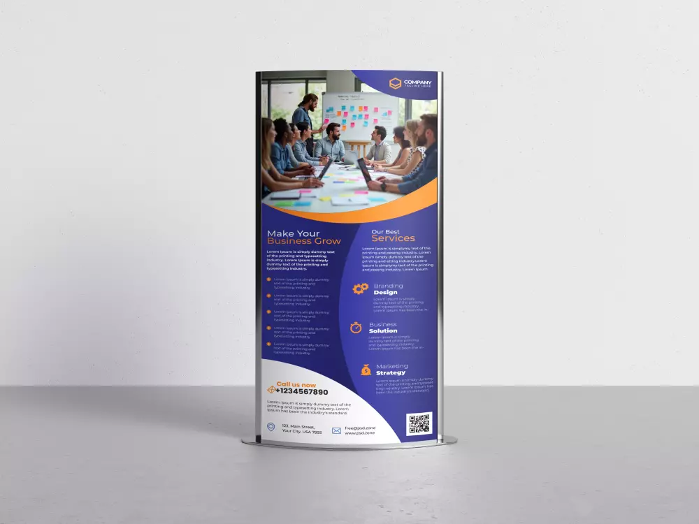 تصميم رول أب احترافي (Rollup)