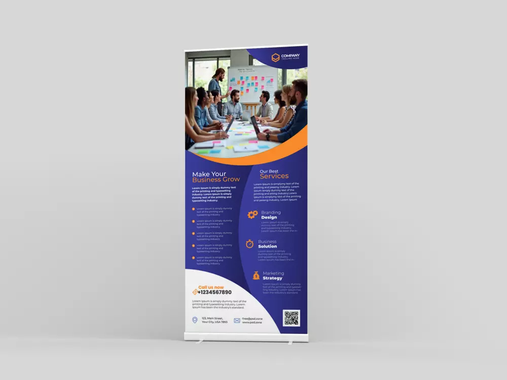 تصميم رول أب احترافي (Rollup)