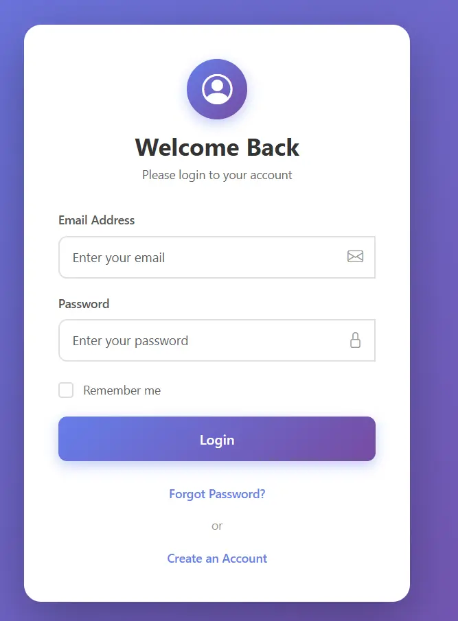 إنشاء صفحة تسجيل دخول متجاوبة وسهلة الاستخدام