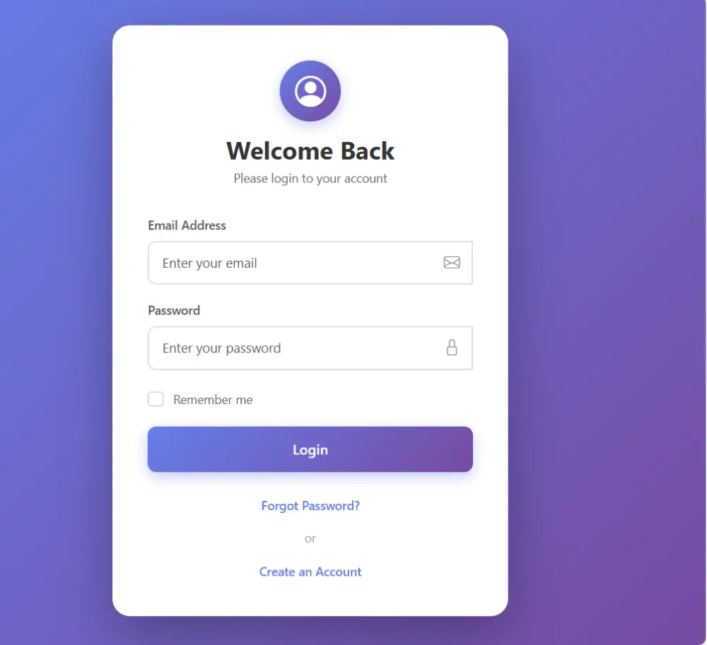 إنشاء صفحة تسجيل دخول متجاوبة وسهلة الاستخدام