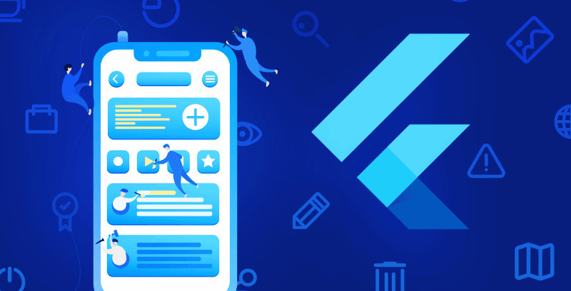 عمل تطببق  ب استخدام Flutter