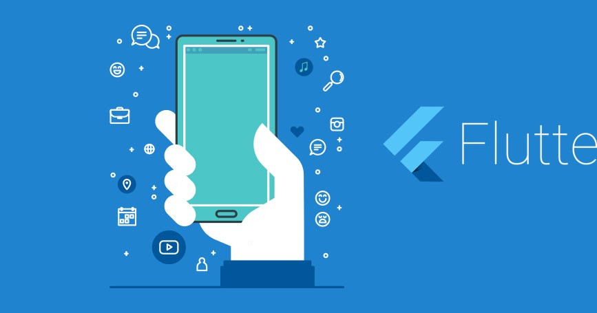 عمل تطببق  ب استخدام Flutter
