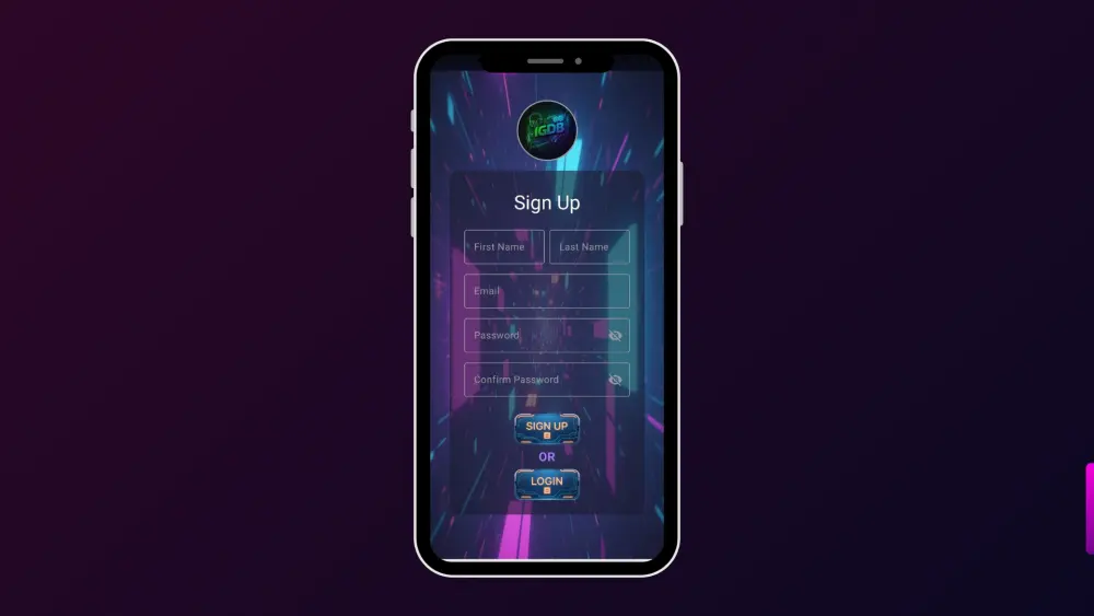 اضافة صفحتين Login و Signup بالتفعيل