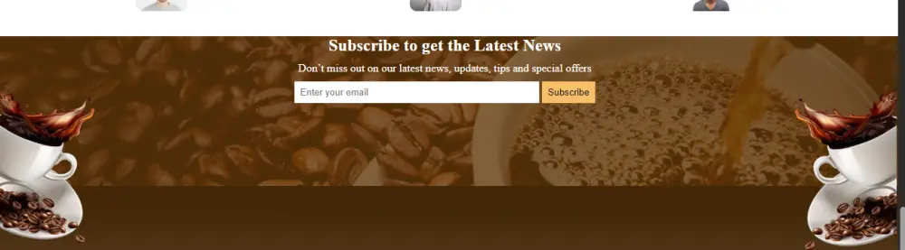 تصميم صفحة هبوط احترافية لمتجر قهوة