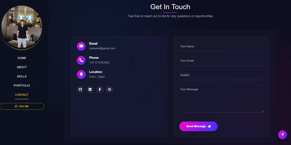 Personal Portfolio Website